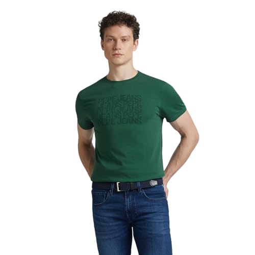 Pepe Jeans Men's Slim Fit T-Shirt (PM509912_Ivy Green