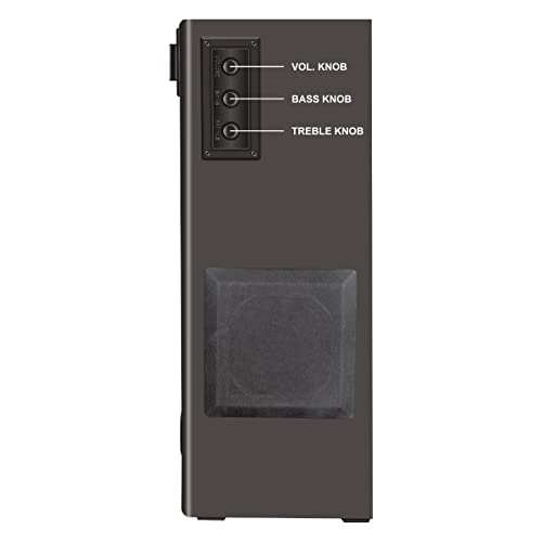 TRONICA TR-1501 Auxiliary, Bluetooth Deep Bass Home Theater with Subwoofer 2.1 Channel with 55W Premium Signature Sound, Multiple Connectivity Modes, Master Remote and Sleek Finish (Black)