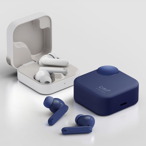 CMF by Nothing Buds 2 Plus with 50dB Hybrid ANC| Hi-Res + LDAC| Spatial Audio| 6HD Mic| 61.5Hrs Bluetooth in Ear Headset (Blue, in the Ear)