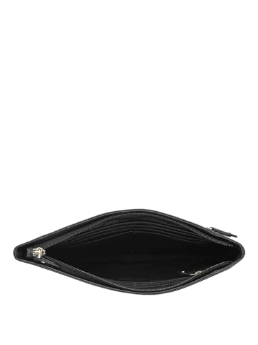 Da Milano Genuine Leather Black Clutch (1458S-B) (Small)