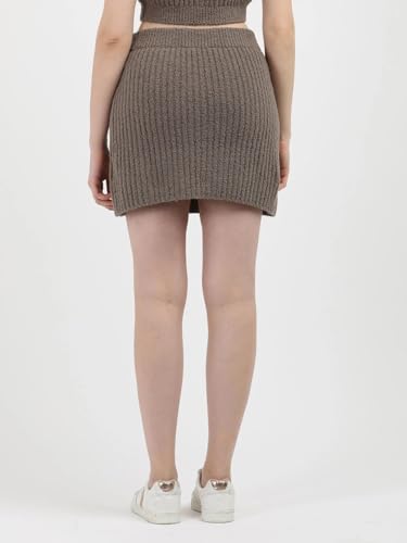 Calvin Klein Jeans Slim Fit Solid Mid Rise Skirt