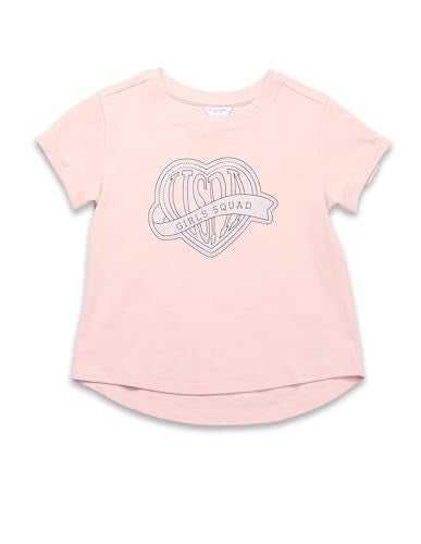 U.S. POLO ASSN. Girl's Relaxed Fit T-Shirt (UGSS25TSH227 Pink