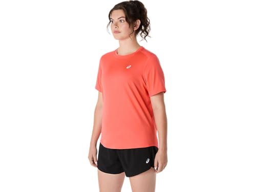 ASICS Womens Coral Reef Silver SS TOP - M (2012D144.700)