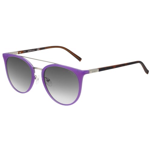GUESS|Purple Full Frame Oval Sunglasses|100% UV Protected (Uv 400) Grey Gradient Faded Lens|Women's|Medium|GU3021 82B 56 S