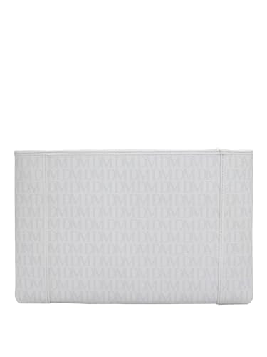 Da Milano Genuine Leather White Clutch (1458S-B) (Small)
