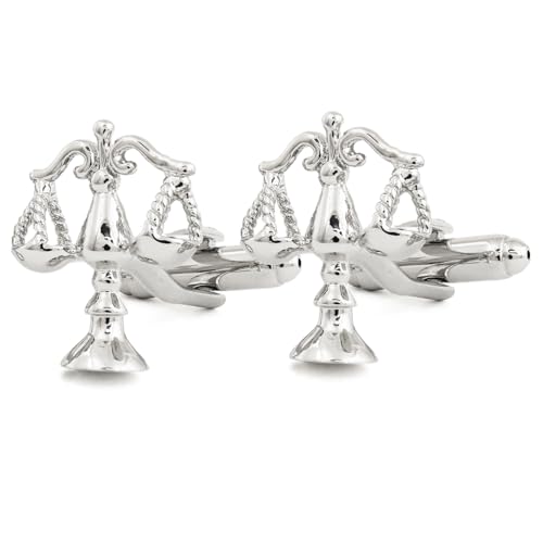 Peluche My Fair Gentleman Silver- Cufflinks for Men