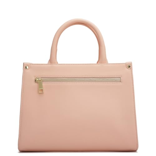 Da Milano Genuine Leather Pink Satchel (Small) (01742)