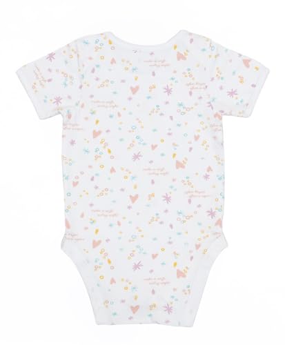 Mi Arcus Cotton Baby Rompers/Bodysuits/Jumpsuit for Boys and Girls Cancerian Unisex Onesie - Showering Love (Pack of 2) (6-9 Months)
