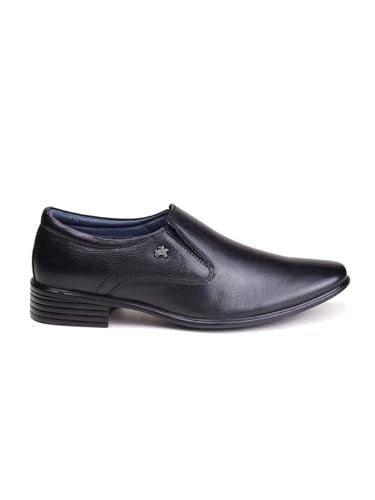 Buckaroo Genuine Leather Black Casual Shoes for Men: Velour