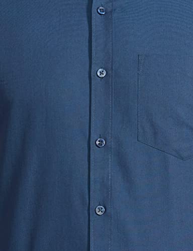Amazon Brand-Symbol Men's Cotton Slim Fit Formal Shirt Navy 2 40)