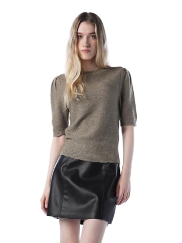 ONLY Women's Rayon Blend Classic Pullover Sweater (15350776- Cub