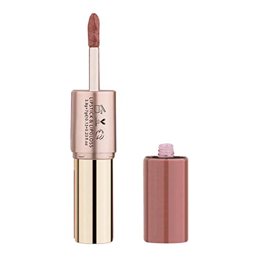 Merishopp 0.35 fl Oz Velvet Matte Liquid Lipstick Not Fade + Lip Gloss 04 |Health & Beauty | Makeup | Lips | Lipstick