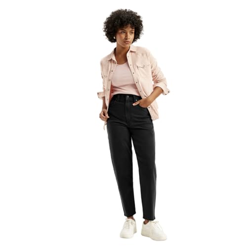 Levi's Women's High Rise Loose Taper Fit Black Jeans