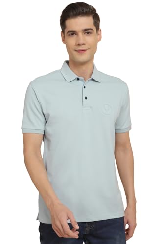 Allen Solly Men's Regular Fit T-Shirt (ALKPARGFM32647_Blue