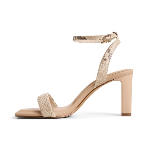 Aldo AURORAI Brown Ladies Block Heel Sandals