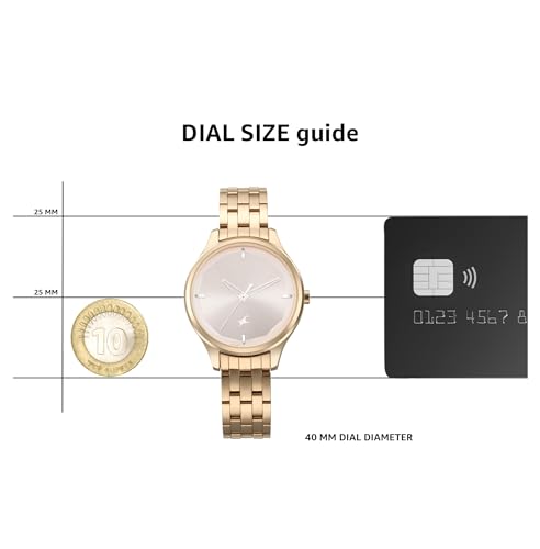 Fastrack Casual Analog Rose Gold Dial Women's Watch-6248WM01