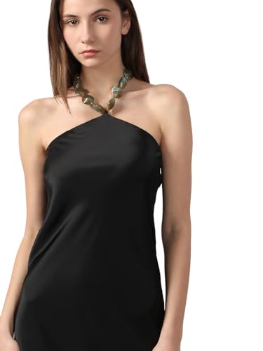 VERO MODA Women's A-Line Black Dress