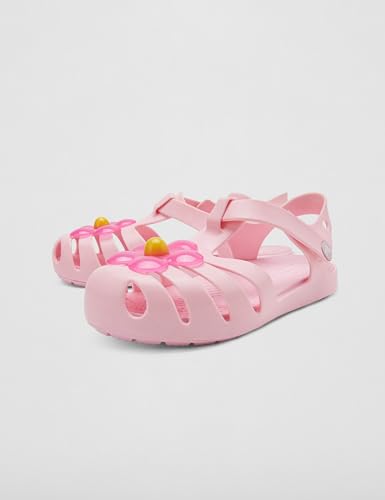 Crocs Unisex Kids Isabella Charm Sandal T Fmgo Croslite Flamingo Sandal | 10 UK |