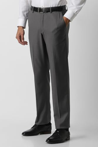 Van Heusen Men's Regular Work Utility Pants (VHTFWCFBP15212_Grey