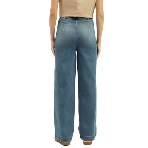 United Colors of Benetton Women's Regular Jeans (25P4DENIM894I901_Blue