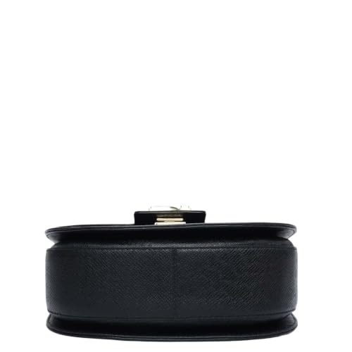 Da Milano Leather Satchel Bag for Women - Black (LB-01883)