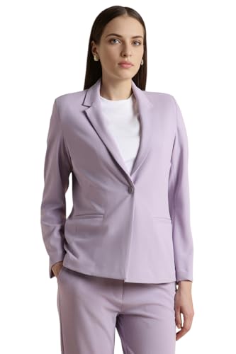 Van Heusen Women's Regular fit Blazer VWKZCRGFY07691_Lilac