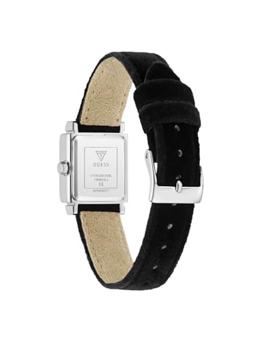 GUESS Bejeweled Women 21 mm Silver Dial Analog Watch GW0923L1