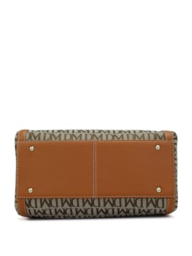 Da Milano Genuine Leather Orange Satchel (Small) (01416)