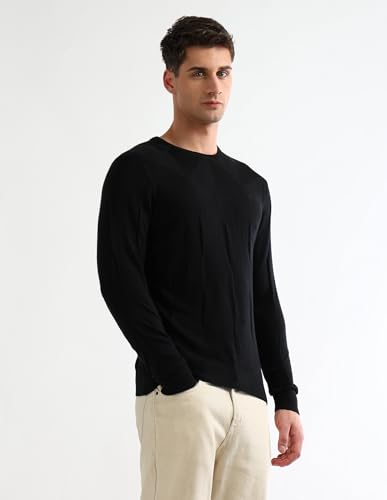 Arrow Men's Regular Fit Textured Sweater