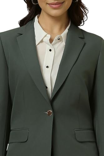 Allen Solly Women's Blazer (AHBZWRGPK88687_Grey