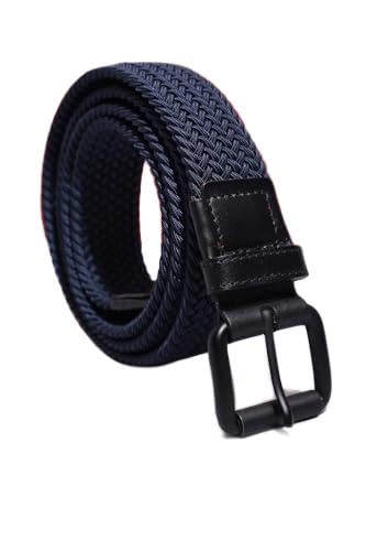 Allen Solly Men Navy Textured Casual Belt