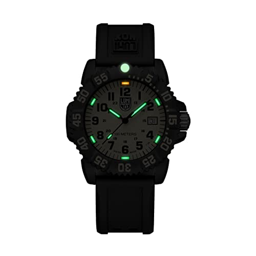 Luminox G Sea Lion Mens Watch - Military Watch Date Function 100m Water Resistant - Different Variations, Dial: Yellow, Numbers: Black, Case Diameter: 37mm, Classic