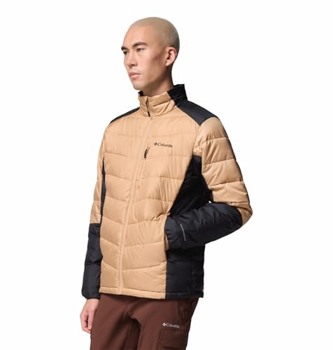 Columbia Men Beige OmniHeat Infinity Labyrinth Loop II Down Jacket, L