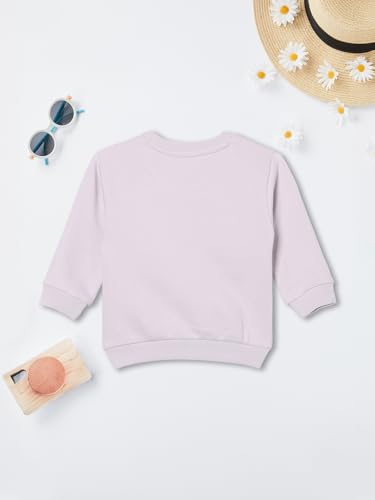 Max Girls Applique Sweatshirt (Purple_12-18 M)