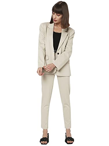 VERO MODA Regular Blazer (10297725_Oatmeal_XS)