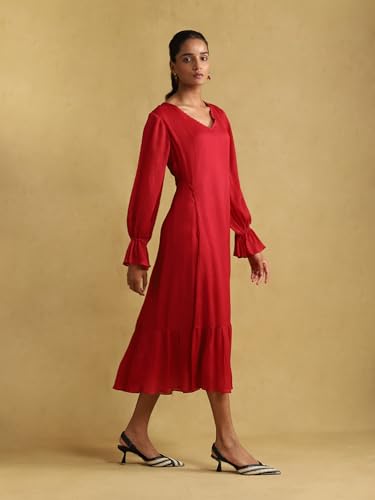 Ritu Kumar Pink Solid Dress