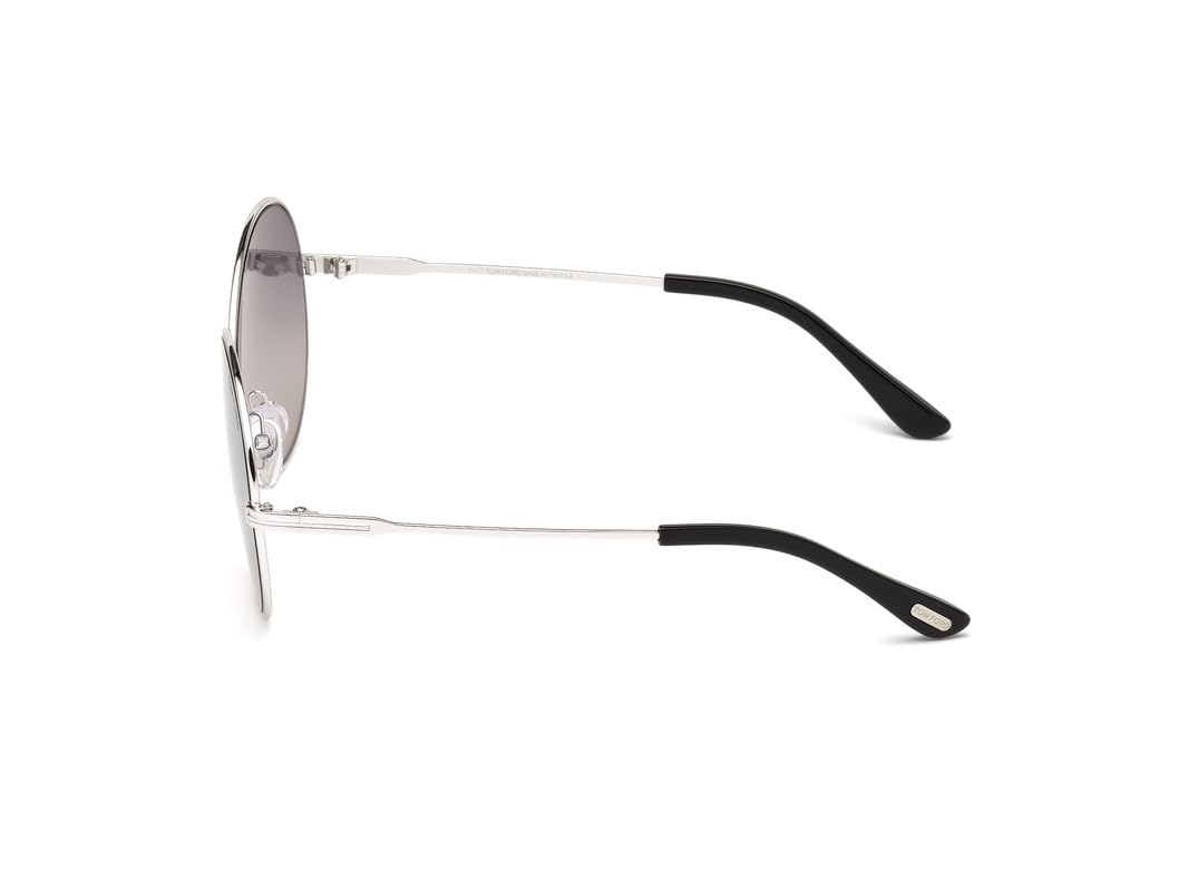 Tom Ford FT0564 18C Shiny Rhodium Rania Round Sunglasses Lens Category 2 Lens M
