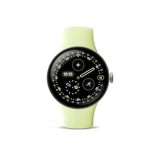 Google Pixel Watch 4 (41mm) - Smartwatch - Lemongrass Active Band - Wi-Fi