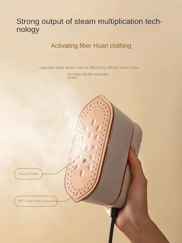 Portable Handheld Garment Steamer & Mini Iron: Wrinkle-Free Clothes in Seconds - Perfect for Travel & Home Use