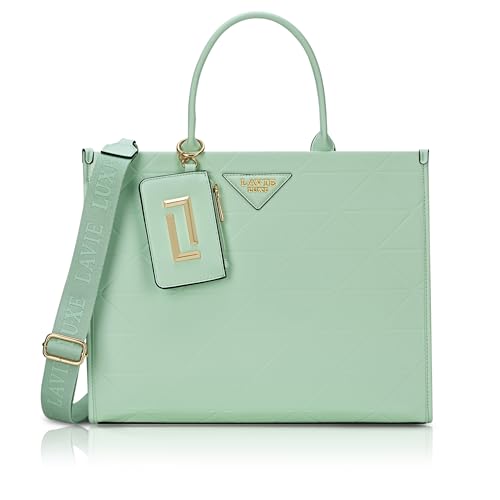 Lavie Luxe Women's Mona26 Medium Box Satchel Bag | Satchel Handbag for Work | Ladies Purse | Stylish Shoulder Bag | Gift for Women
