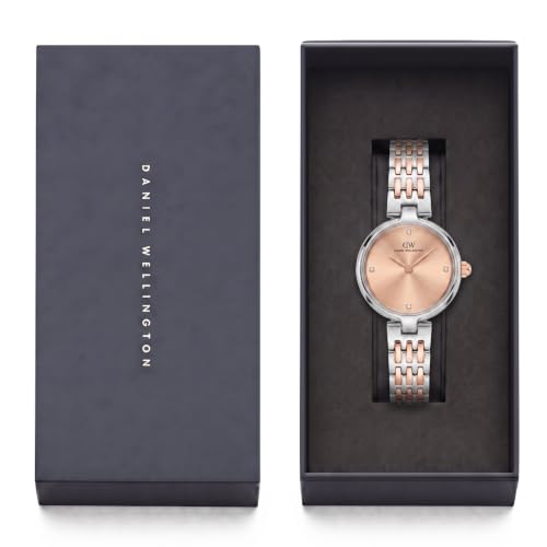 Daniel Wellington Round 26mm Rose Gold-Tone Dial Analog Women Watch - DW0DL0900