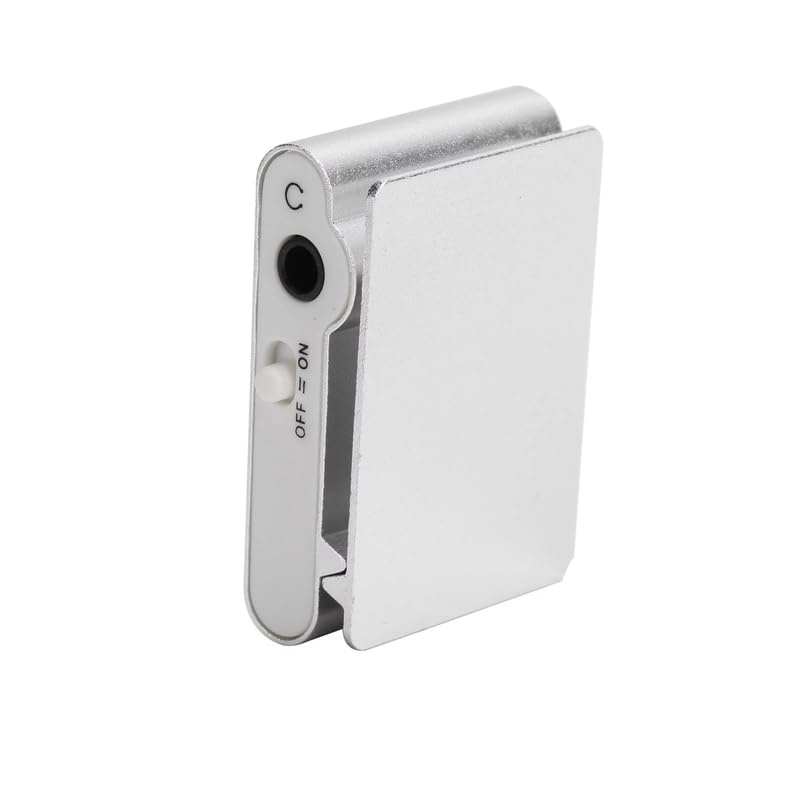 Drumstone (Special with 10 Years Warranty) New Portable Mini Mp3 Music Player, Supports Up to 32GBSD Card (Silver) Card not Included