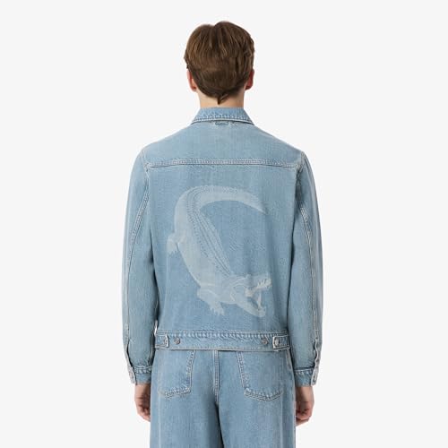 Lacoste Crocodile Denim Jacket