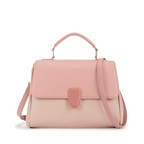 Fastrack Daily Drip Satchel Bag for Women | Medium Size with Magnetic Flap, Top Zip Closure, Inner Access Pocket & Detachable Sling Strap | Stylish 4.9L Satchel for Everyday Use