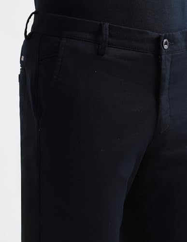 Arrow Sports Men's Regular Casual Pants (ASAKTR2603_Navy