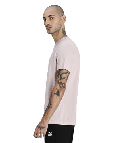 Puma Men's Printed Slim Fit T-Shirt (846655_Intense Red