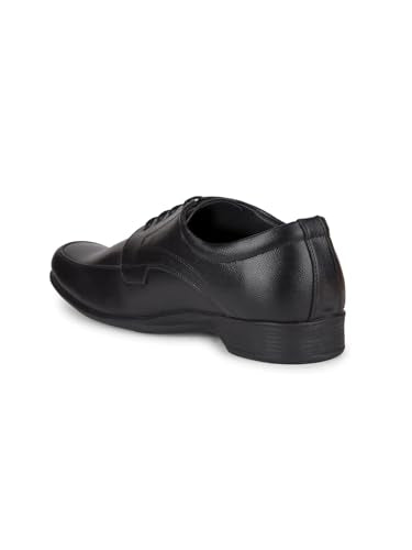 Bata Quin Two Men's Black Formal Shoes - 7 UK (8216651)