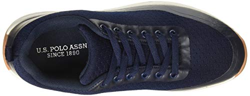 U.S. POLO ASSN. Men's Andre Navy Leather Sneakers-9 UK (2531913479)