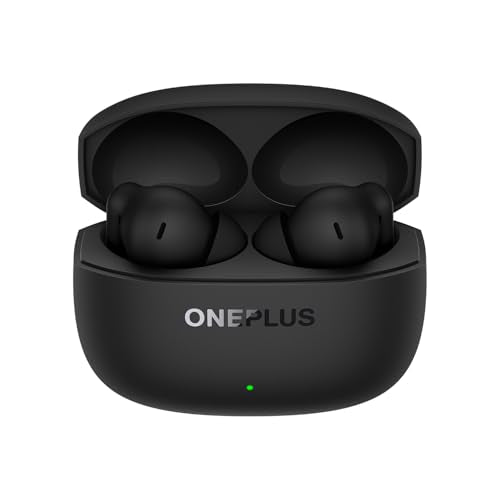 OnePlus Nord Buds 4 TWS Earbuds with 52dB Real-time ANC, Game Sound Spatial Audio, 6-Mic AI Clear Calls, Up to 54hrs Playback, 10 min for 11 hrs Fast Charging, Bluetooth 6.1 - Stellar Black