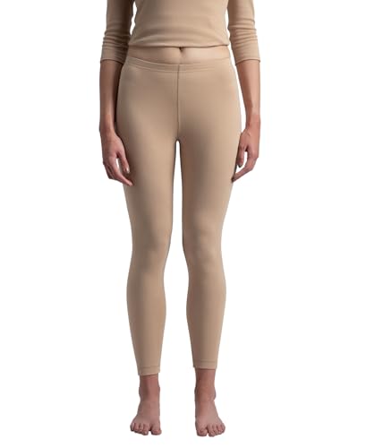 Jockey 2544 Women's Super Combed Cotton Rich Brushed Fabric Thermal Leggings with StayWarm Technology_Skin_M